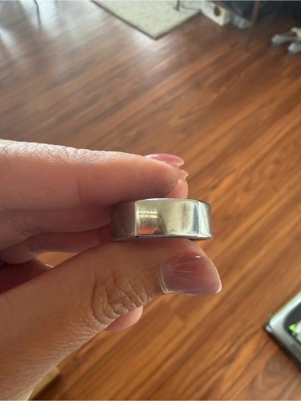 Silver Oura Ring - Gen 3 - size 7 - Wearable Electronics
